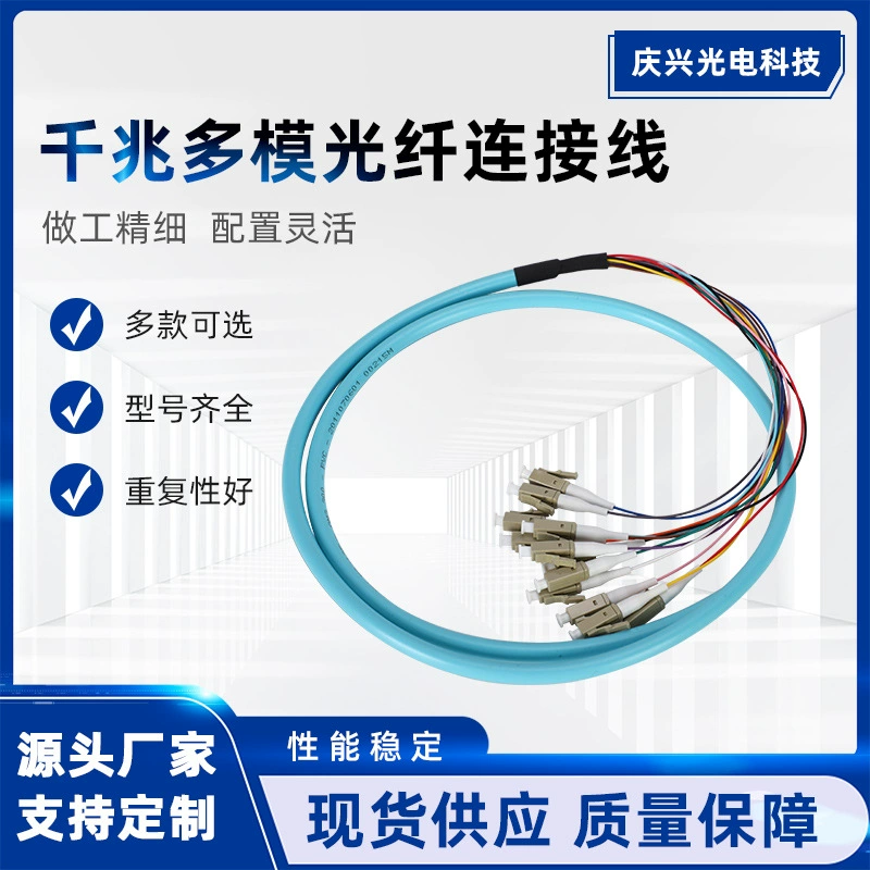 Прямые продажи с фабрики LC12, ядро 10G, многорежимный жгут с косичкой, перемычка, класс носителя, прочный, новый SC/FC/ST