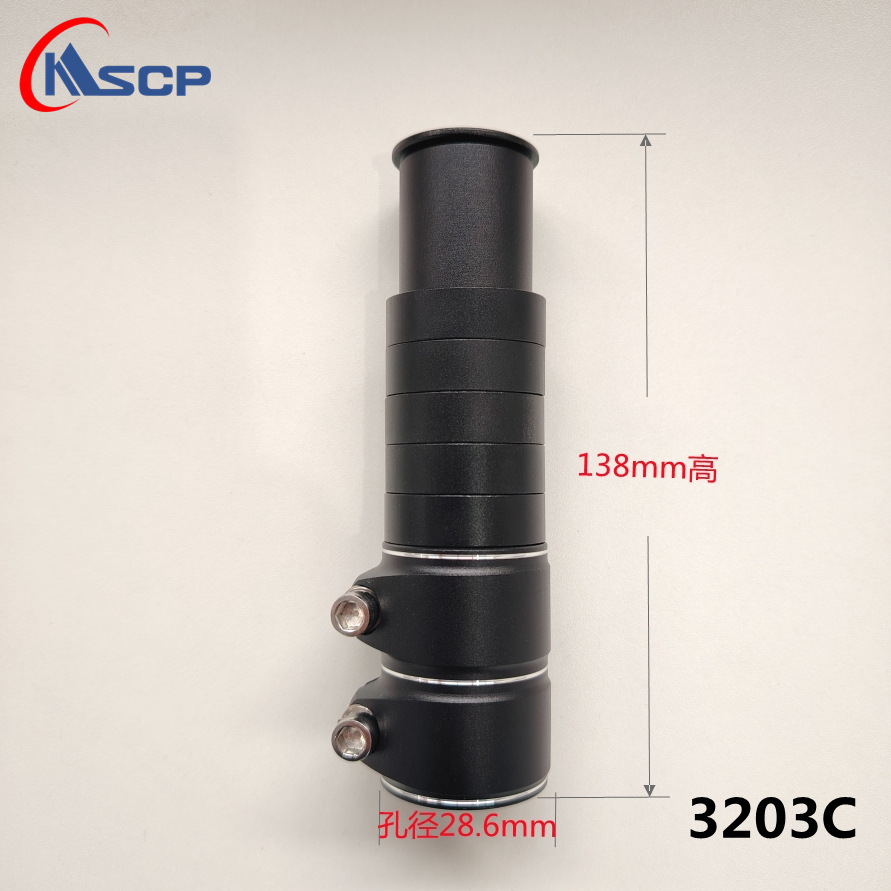 Bicicleta de montaña frente tenedor tubo de cabeza dispositivo de aumento extensor mango dispositivo de aumento accesorios para montar en bicicleta