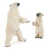 Cross -border simulation Arctic Bear Bear Model Solid Standen Bear Bear Bear Copy Big White Bear Global Animals