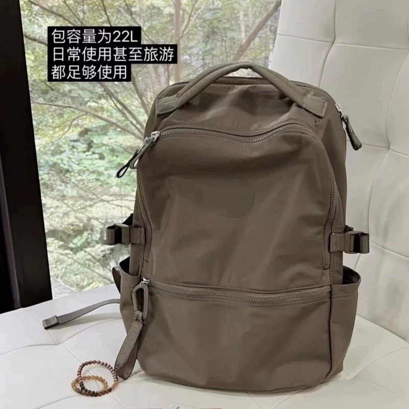 Hochwertiger Lulu neues Modell 22L Rucksack mit Wasserschutz, breiten Schultergurten, Laptop-Fach, Reiserucksack, Pendler-Rucksack, universell für Herren und Damen