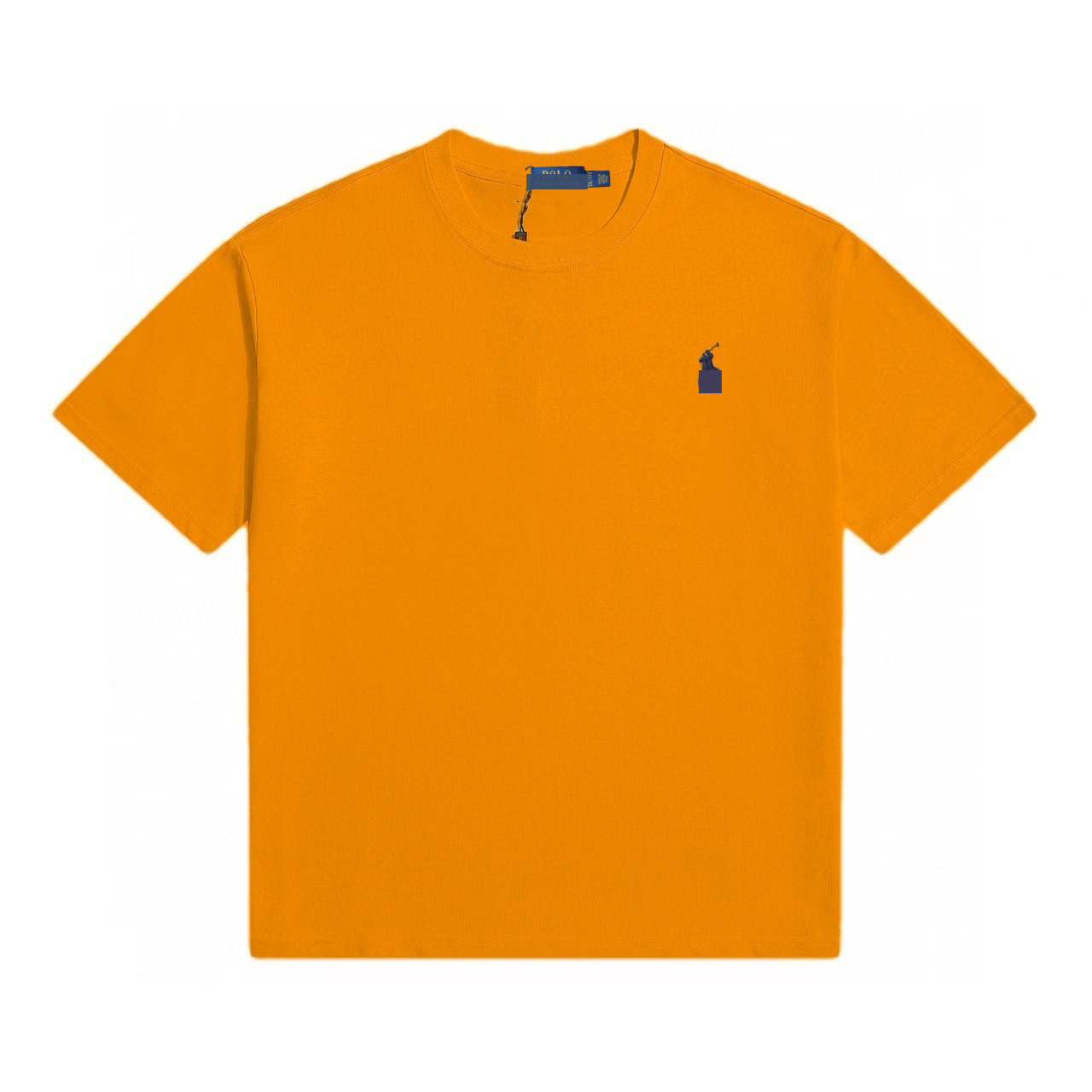 티셔츠 오렌지 그린 라벨