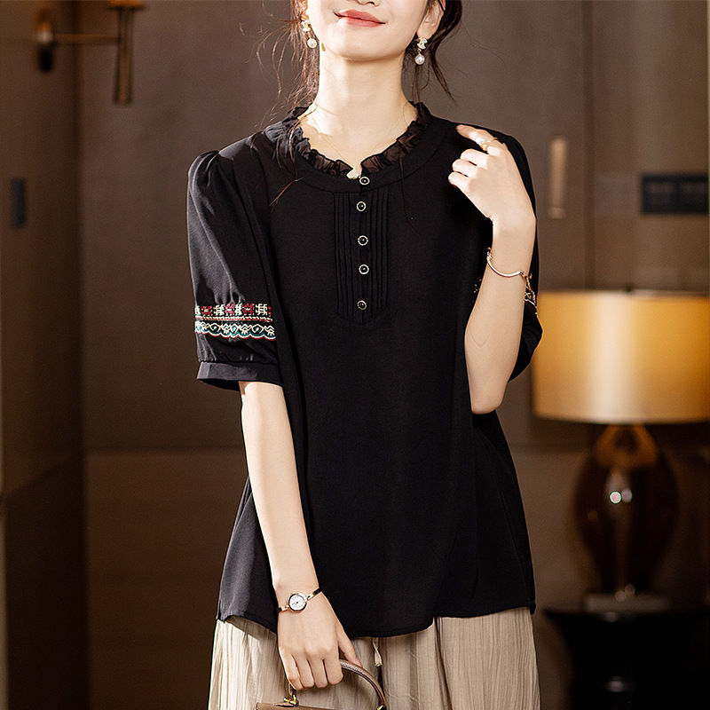  夏  S-4XL 大きいサイズ トップス