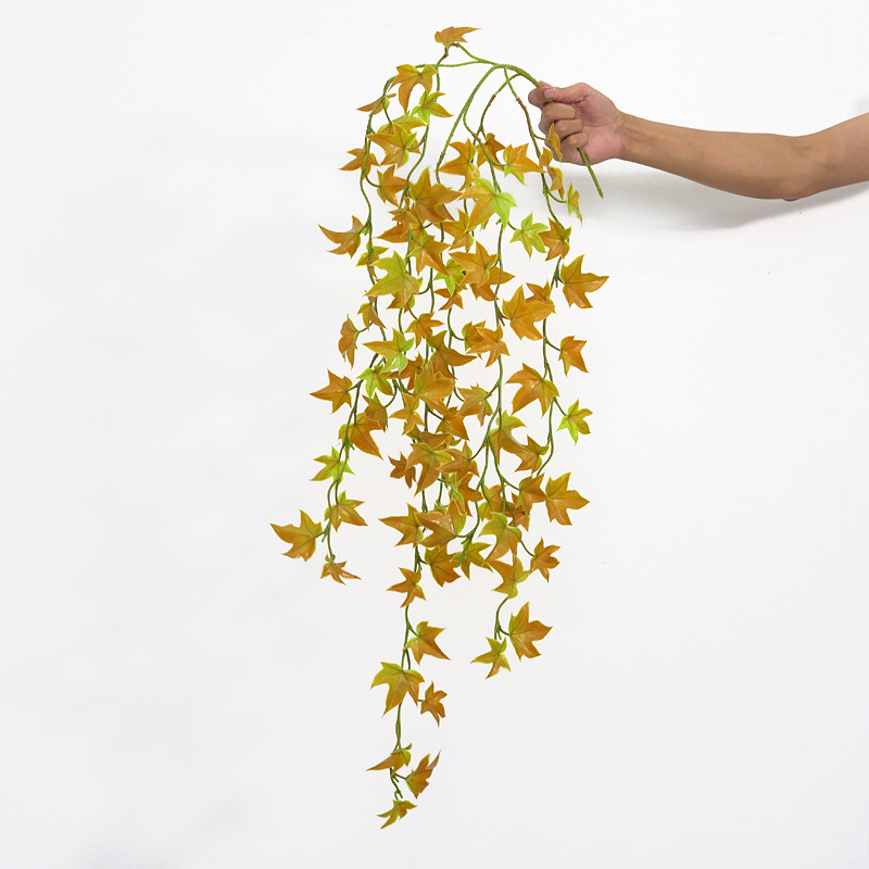 Artificial planta acuática crawler caja de alimentación Planta artificial colgante de pared persa pared colgante de ratán flor falsa decoración de la vid