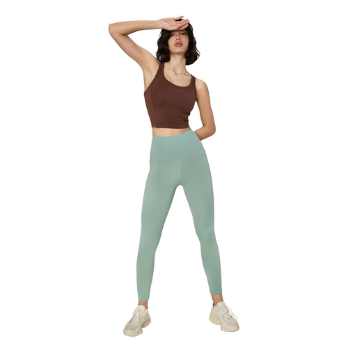 Women's Nudist High-Waisted Glute-Lifting Yoga Pants, Peach Butt Sports Tight Pants, Abdominal Slimming Running and Fitness Pants, Outwear