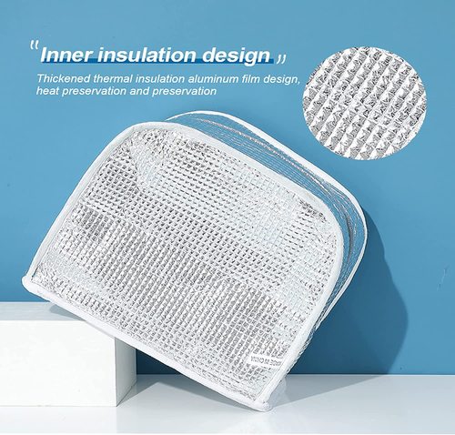 New Japanese style fresh student lunch lunch bag office worker lunch bag portable Japanese style insulated lunch box bag