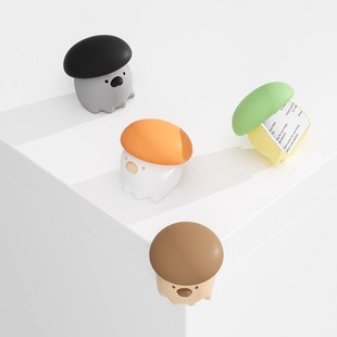 Cartoon Silicone Anti-Collision Corner Table Edge Sticker Protective Cover Safety Anti-Collision Children's Soft Mushroom Corner Protector