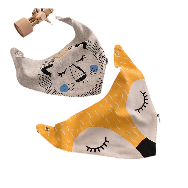 Pañuelo para mascotas, bufanda linda para perros ragdoll, pañuelo de dibujos animados para gatos, pañuelo triangular de algodón puro, en stock al por mayor para gatitos