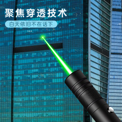 New Laser Pointer with 3D Star Head Pattern, Rechargeable Green Laser Light, Super Bright, Long Range, for Real Estate Office, Infrared