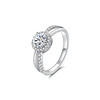 Advanced design one size ring for beloved, light luxury style, trend of season, on index finger