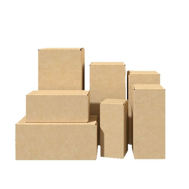 Caja de cartón de apertura pequeña plana caja de embalaje de logística de comercio electrónico transfronterizo fba Amazon caja de papel corrugado grande en movimiento