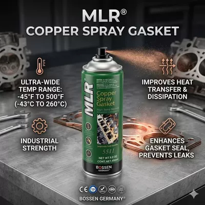 Mlr Spray-Type High-Temperature Resistant Metal Copper Gasket Sealant Spray Copper Glue 5511 450ml (Sükan sisteminin digər hissələri)