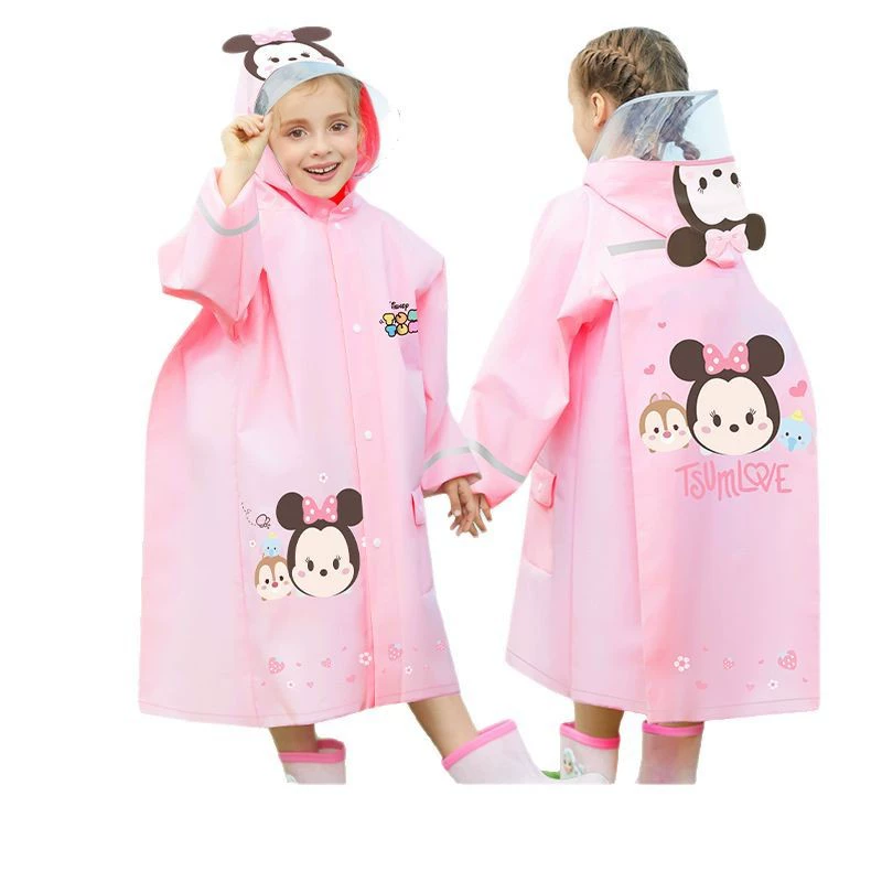 Children's backpack, waterproof raincoat for students for early age
