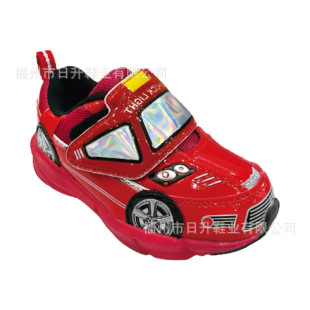 �����ձ�LED��ͯ�\��ЬPU��܇������3D�W�����m����ͯЬ Sneakers