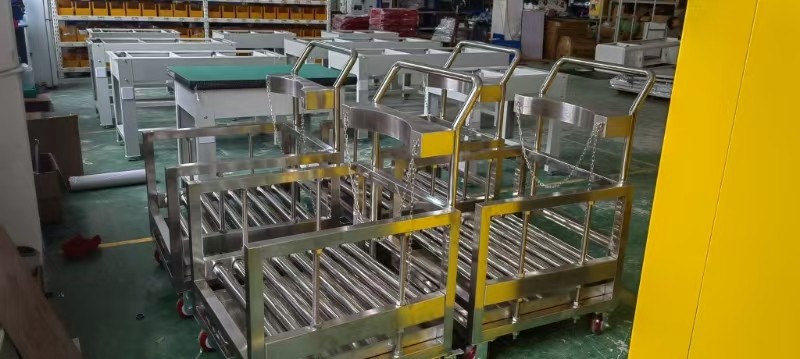 304不锈钢推酸车