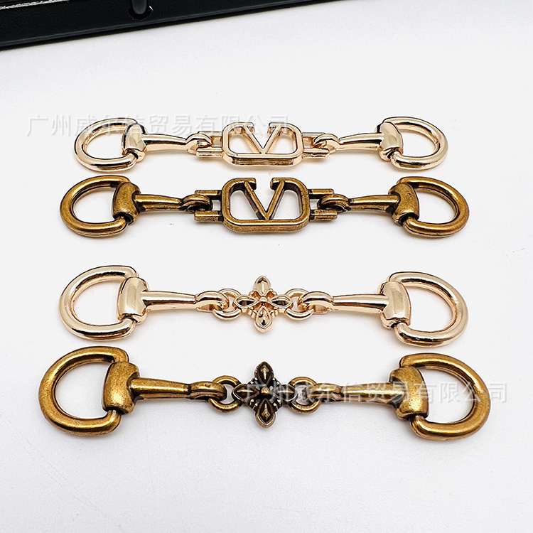 【精致款】厂家现货金属古铜扣 鞋扣皮带扣箱包鞋帽泳装饰品BK237