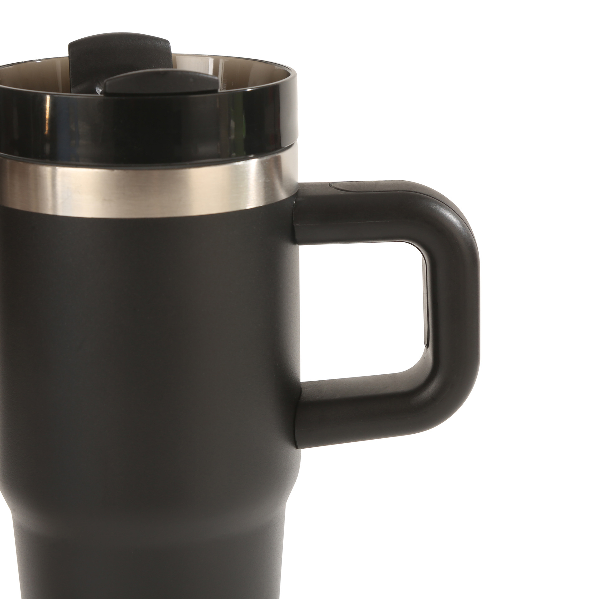 Comercio exterior 304 taza de coche de acero inoxidable taza de mango portátil mini taza de aislamiento creativo taza de coche al aire libre al por mayor