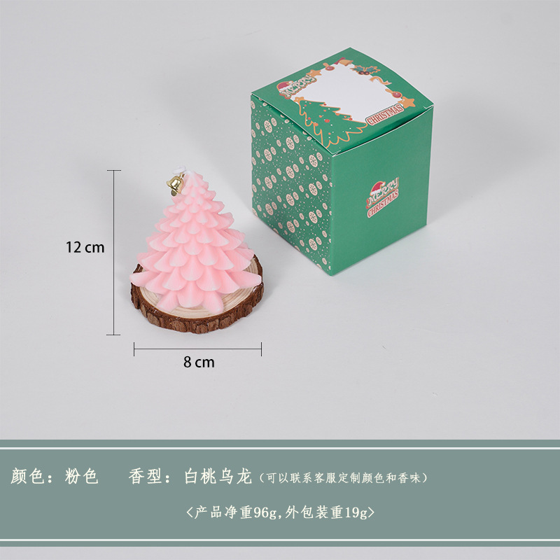 クリスマスキャンドル雰囲気お土産手作りロマンチックなクリスマスプレゼントクロスボーダークリスマススタイルキャンドル卸売り|undefined