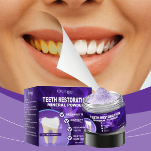 Oralhoe Tooth Powder Tooth Cleaning Enjoy Fresh Protect Tooth Enamel Anti-Moth Oral Care Tooth Powder
