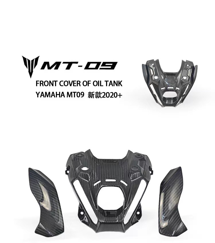 Adecuado para yamaha Yamaha MT09 SP V3 motocicleta modificado juego completo de revestimiento de revestimiento de carcasa de fibra de carbono