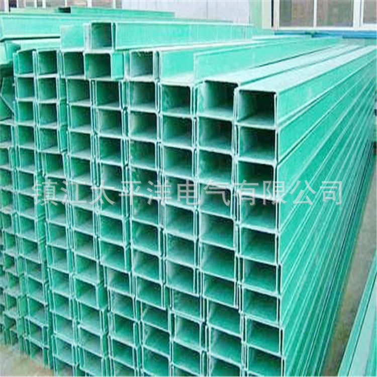 玻璃钢槽式桥架复合电缆桥架 阻燃防火梯式槽式玻璃钢桥架