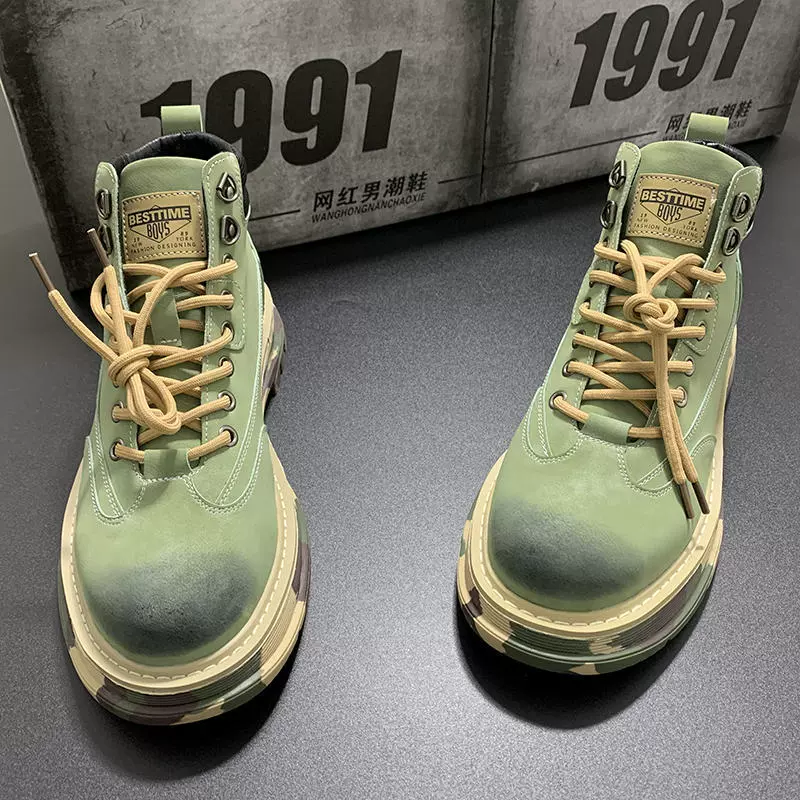 Сапоги Martin мужские зимние сапоги с высокими рабочими сапоги мужские 2022 бархатные хлопчатобумажные туфли