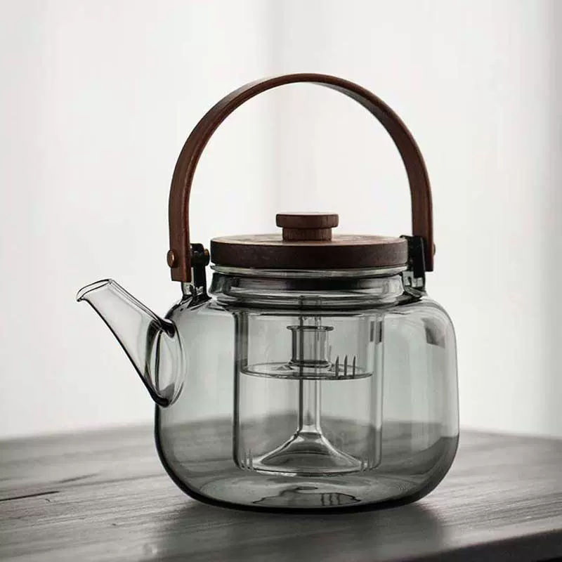 提梁壶加厚玻璃耐高温烧水泡茶白茶电陶炉煮茶炉煮茶壶煮茶器新款