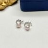 Earrings from pearl, fashionable accessory