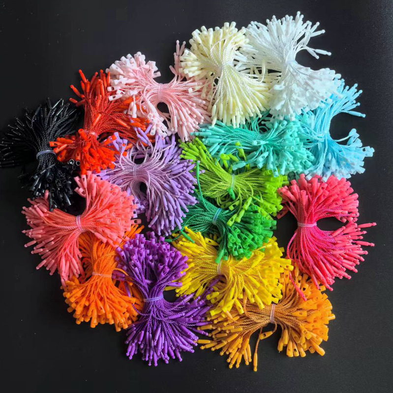 Color bullet hanging grain red tag rope tag rope trademark line buckle color multi-clothing tag line wholesale Color bullet hanging grain red tag rope tag rope trademark line buckle color multi-clothing tag line wholesale