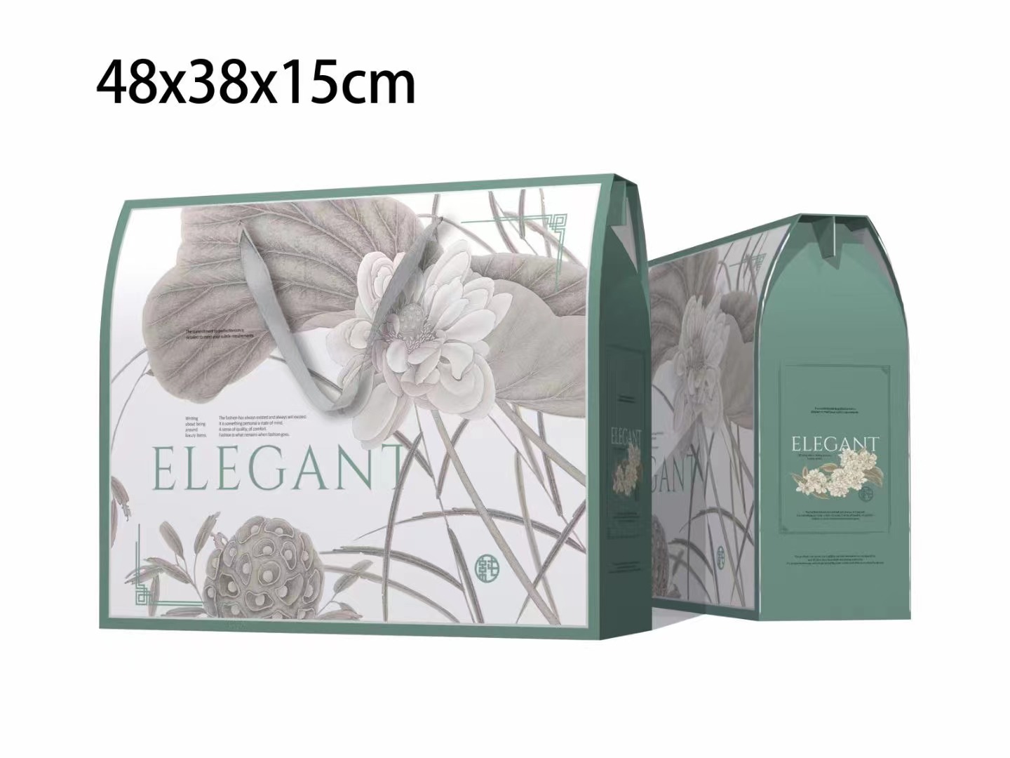 Hecha a medida verano fresco está acondicionado por la actividad abierta caja de regalo de seda verano embalaje caja de cartón en stock puede agregar logotipo