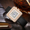 Square women's watch, starry sky, quartz watches, fashionable belt, swiss watch, wholesale