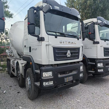 出口非洲二手混泥土搅拌罐车 豪沃12方混凝土搅拌车  375马力