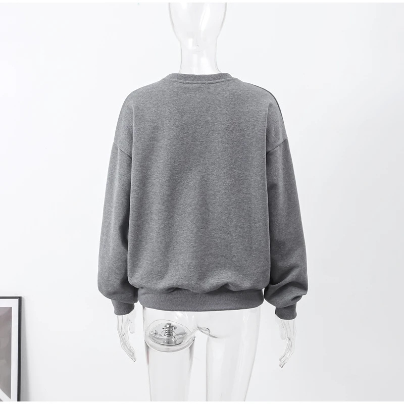 490g Weight Long Sleeve Sleeve Length Pullovers Placket Type Polyester Fabric Type Long Top Length Hoodie Tops Type Holiday, Tea Party Occasion Round Neck Neckline Loose Fit Type Solid Color Pattern Spring, Autumn Season Women's Gender Bowknot Design Casual, Elegant Style Wholesale Women's Casual Elegant Solid Color Long Sleeve Bowknot Blouses 9