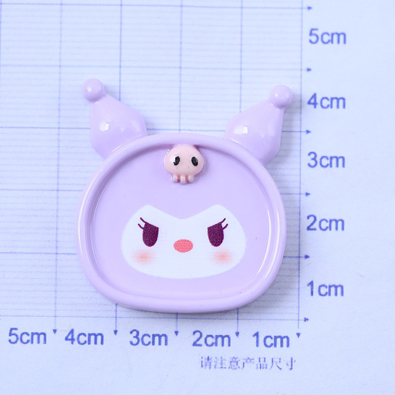 Kit de materiales para manualidades con pegamento de crema, diseño de dibujos animados con nariz pequeña, para decoración de fundas de teléfono, lazos para el pelo y zapatos