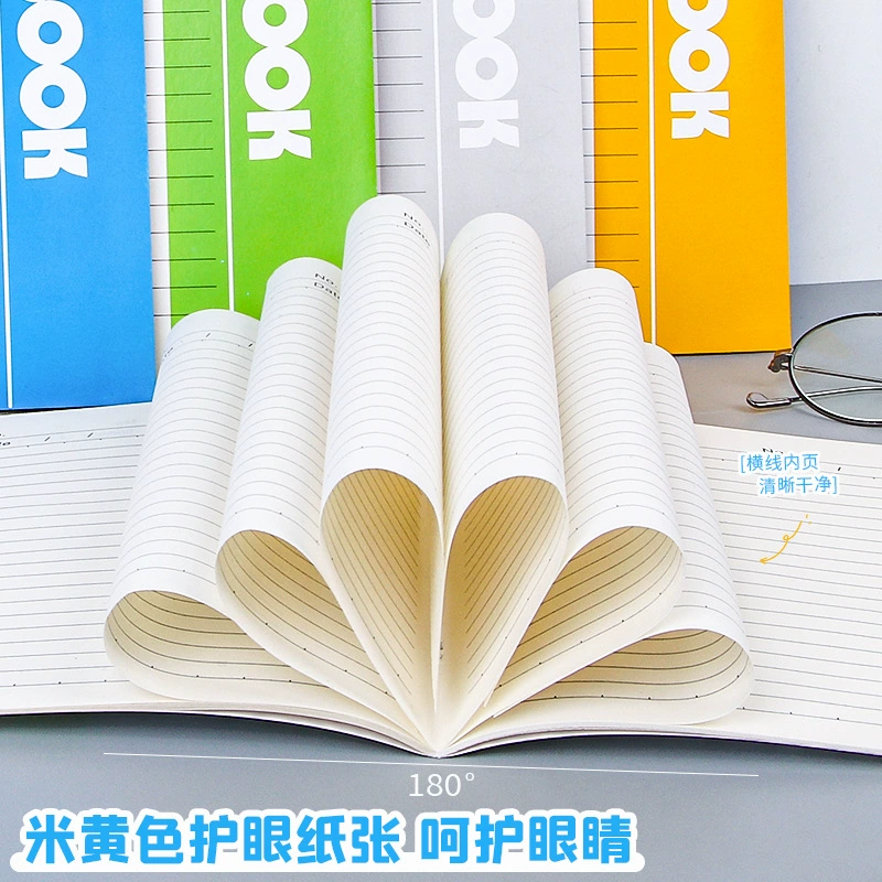 Notebook A5, increased thickness for elementary students, multiple page counts (32–172 pages)