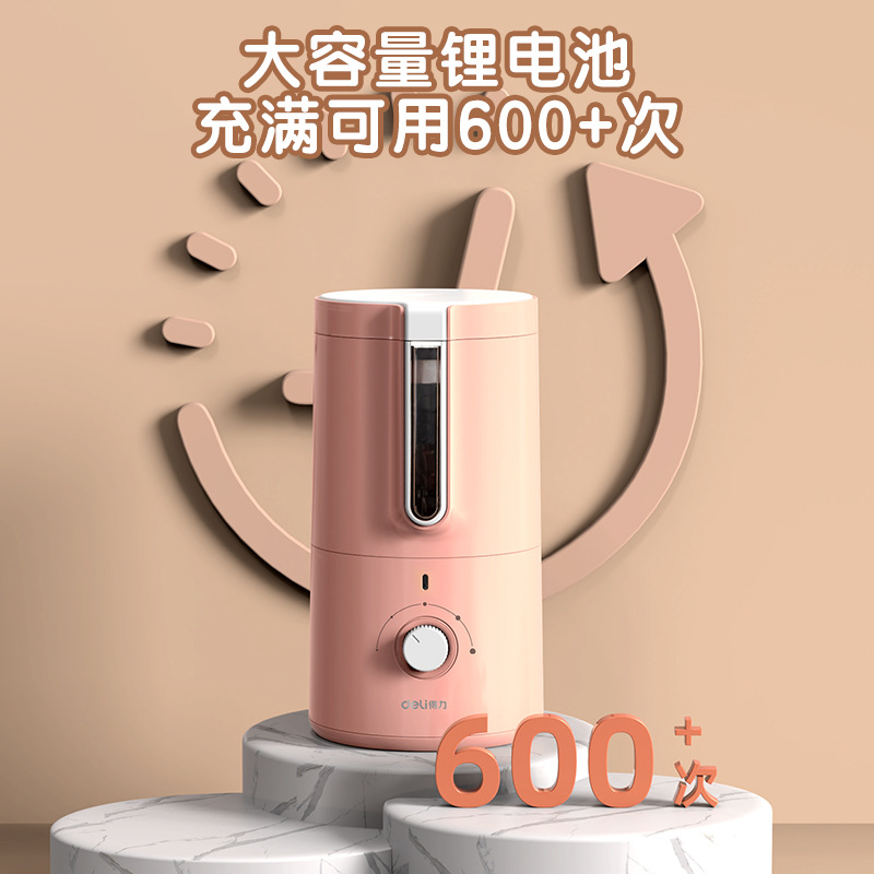 Déli afilador automático de lápiz afilador automático de lápiz afilador eléctrico de lápiz afilador especial para estudiantes de primaria