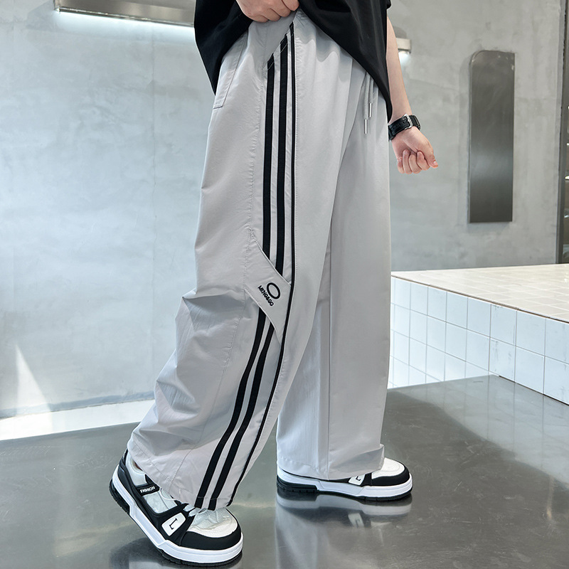 Boys' Anti-Mosquito Pants Summer Thin Style 2026 New Children's Quick-Dry Pants Summer Wear Big Kids Sports Boys' Long Pants