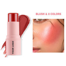 跨境中性腮红棒 Blush Stick 腮红泥 口红棒 胭脂单头腮红NO LOGO