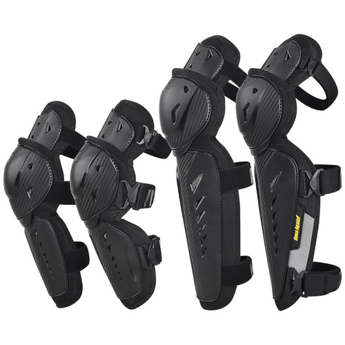 Ones Again Summer Motorcycle Knee Pads and Elbow Pads Four-piece Set Women's Cycling Equipment Leg Guards Riders Anti-Fall Protective Gear