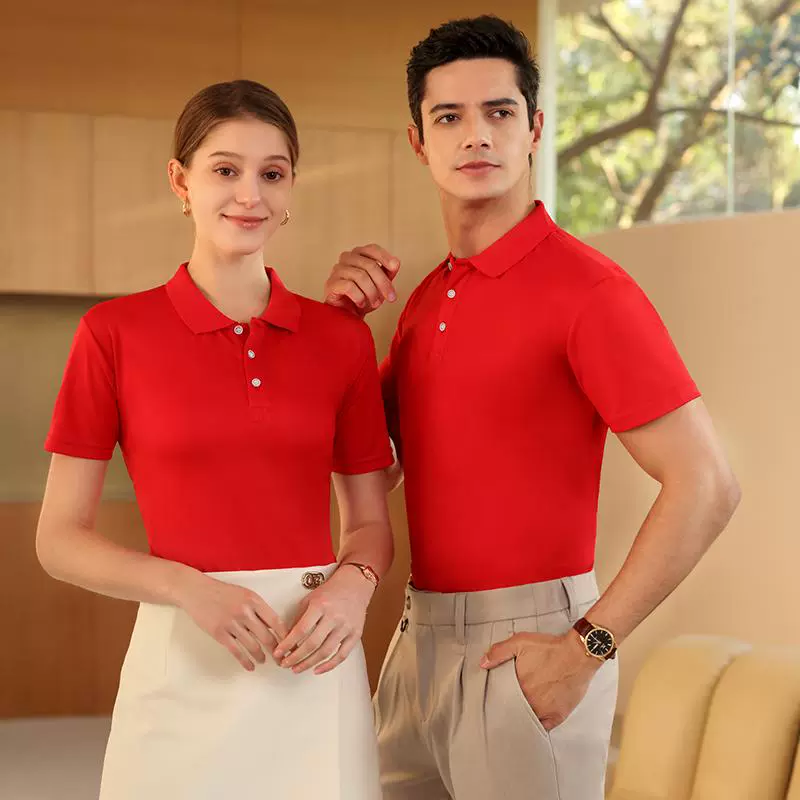 Рубашка ПОЛО, рабочая одежда на заказ, рекламная рубашка, летняя рубашка с лацканами и короткими рукавами, корпоративная рабочая одежда, культурная рубашка с вышитым логотипом