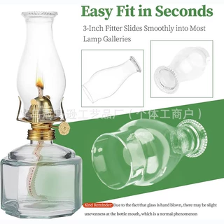 油灯灯罩更换配件 Oil Lamp Chimney Replacement 防风罩透明灯罩