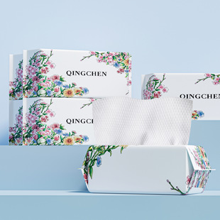 Wash towel disposable wholesale cotton soft towel thickened wet and dry dual-use extraction cleansing towel face wash towel manufacturers