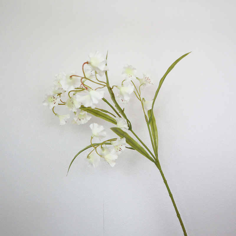 模擬高品質 3 枝風鈴花の枝花束ホームハイエンドソフト装飾花撮影小道具花瓶フラワーアレンジメント|undefined
