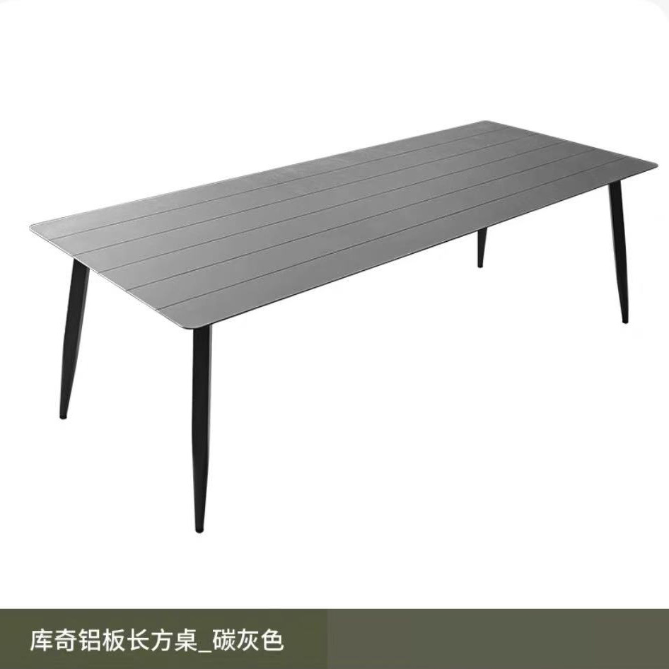 Mesa y silla al aire libre Combo Villa Jardín Nórdica Terraza Mesa Mesa de comedor Silla de comedor de cordón Diseñador de patio Mesa de balcón al aire libre