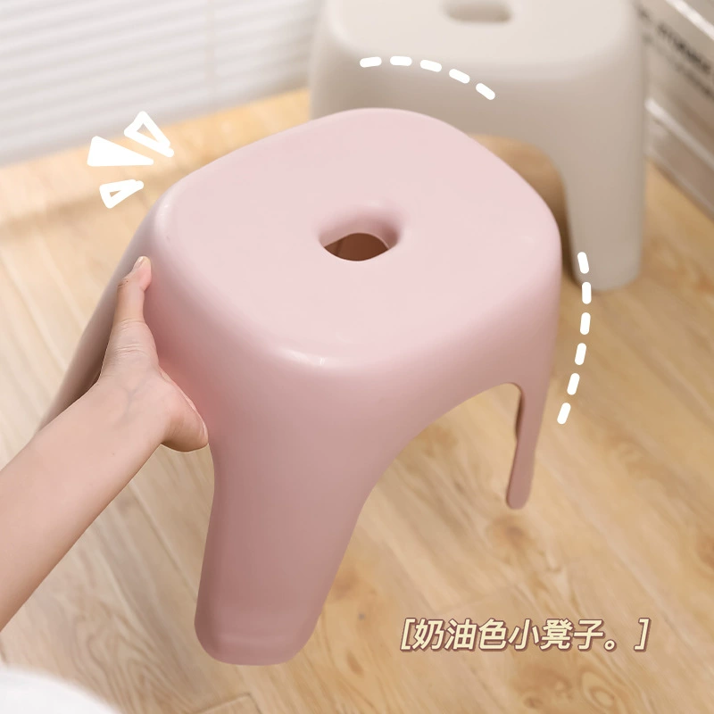 Маленький табурет бытовой маленький Пластиковый Штабелируемый утолщенный журнальный столик скамейка стул Детская ванна обувь для ванной сменный низкий табурет