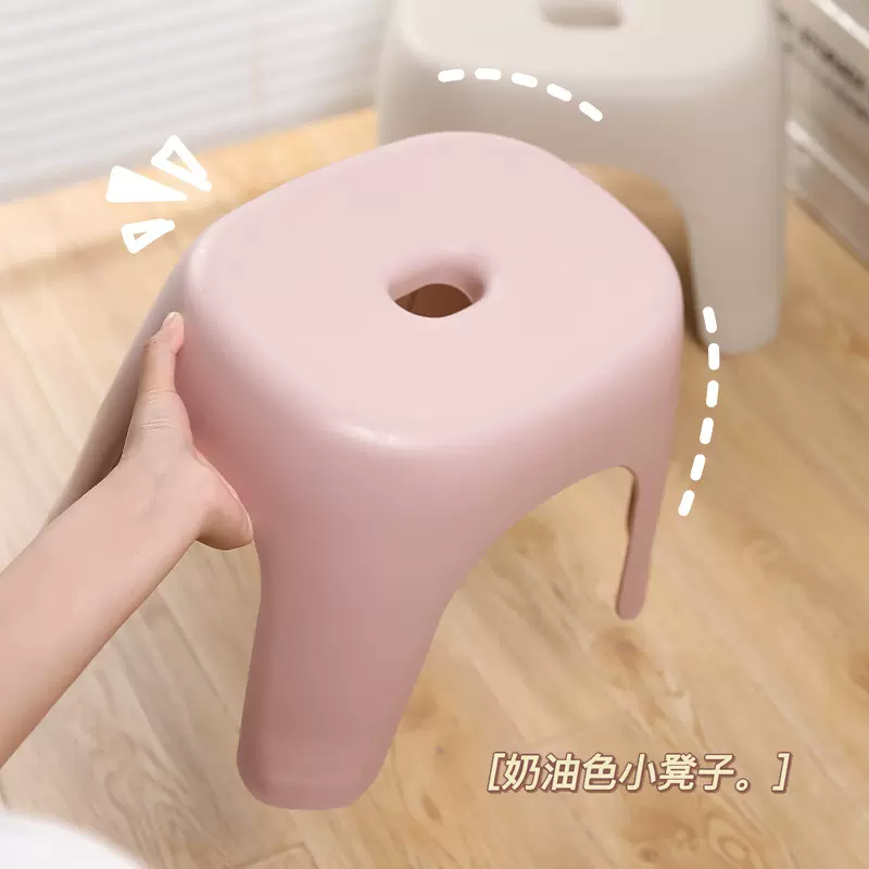 小凳子家用小型塑料可叠放加厚茶几板凳椅子儿童洗澡浴室换鞋矮凳