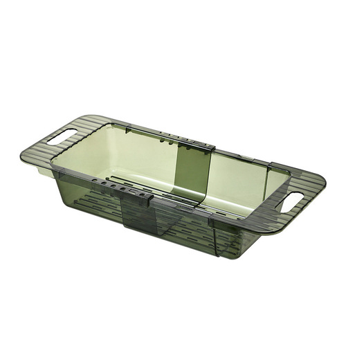 Simple retractable sink drain basket kitchen sink drain rack tableware fruit and vegetable storage basket