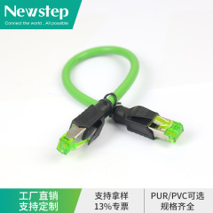 二重シールド高柔軟ドラッグチェーン 4 コア 8 コアスーパー 5 ギガビット産業用ネットワークケーブル Profinet 産業用ネットワークケーブル直販