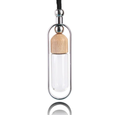 Car hanging Bottle Pendant, Hanging Car - 7ml-silver-small-round-car-pendant