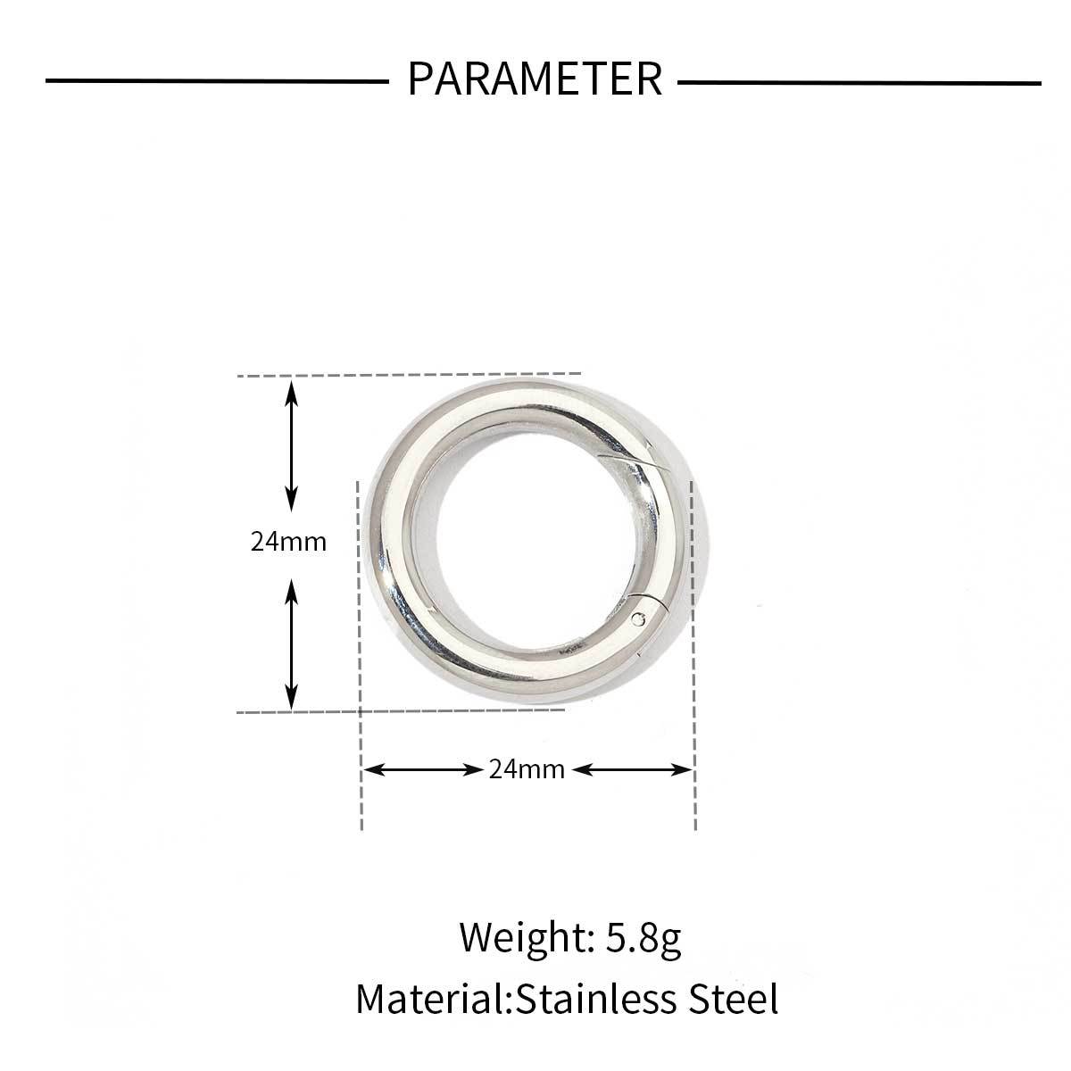 3g Weight Jewelry Buckle Jewelry Making Type 13*22mm, 18*13mm, 30*30MM Jewelry Making Size DIY Jewelry Accessories Classification 3 PCS/Package Quantity Titanium Steel Material Geometric Pattern All Seasons Season Polished Finish Plating Design Casual, Simple Style, Streetwear Style 3 PCS/Package 13*22mm 18*13mm 30*30MM Titanium Steel Geometric Jewelry Buckle 3