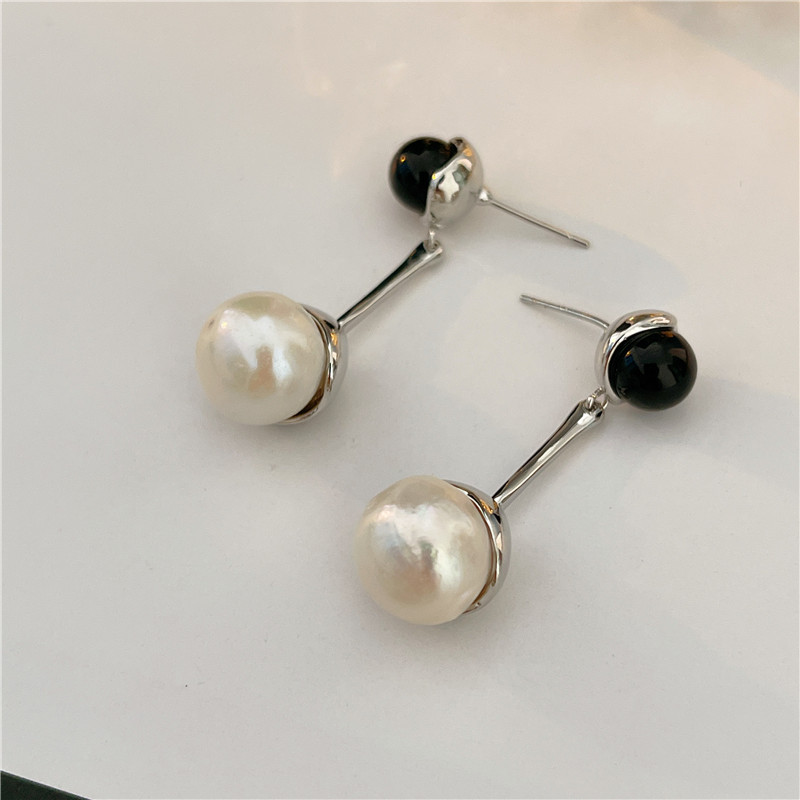 Wholesale Jewelry Simple Style Water Droplets Artificial Pearl Pearl Inlay Earrings display picture 4